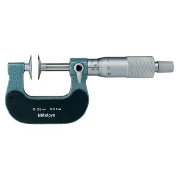 mitutoyo 123-101 disk micrometer with rotating spindle
