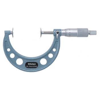 mitutoyo 123-103 disk micrometer with rotating spindle