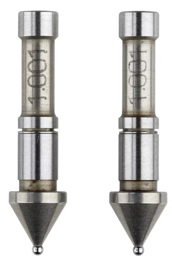 mitutoyo 124-802 gear tooth micrometer anvil set 1mm diameter