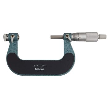 mitutoyo 126-139 screw thread micrometer interchangeable anvil spindle type