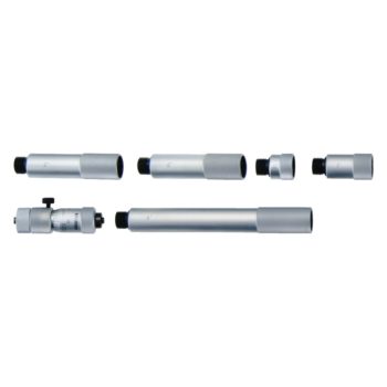 mitutoyo 137-217 tubular inside micrometer extension rod type with carbide tipped face 2-12