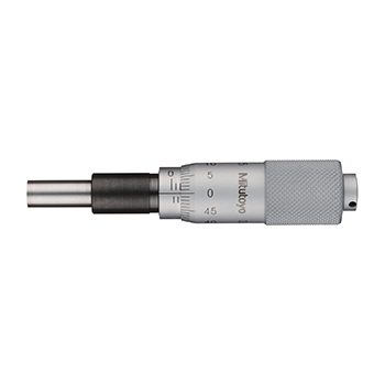 mitutoyo 149-132 Micrometer HeadCommon Type in Small Size with Carbide-Tipped Spindle 