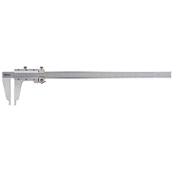 mitutoyo 160-116 Vernier Caliper with Nib Style Jaws and Fine Adjustment 