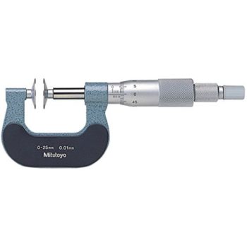 mitutoyo 169-201 disk micrometer non rotating spindle type