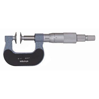 mitutoyo 169-203 disk micrometer non rotating spindle type