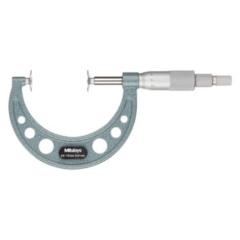 mitutoyo 169-205 disk micrometer non rotating spindle type