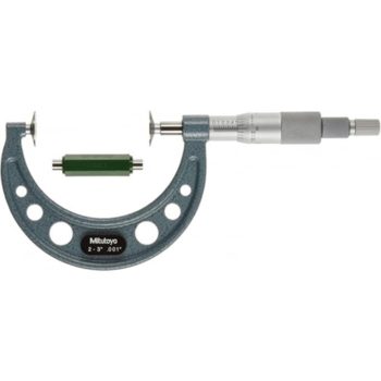 mitutoyo 169-206 disk micrometer non rotating spindle type