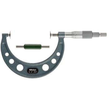 mitutoyo 169-208 disk micrometer non rotating spindle type