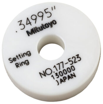 mitutoyo 177-523 ceramic setting ring .350
