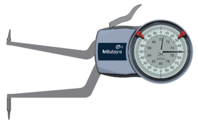 mitutoyo 209-308 dial caliper gage internal measurement
