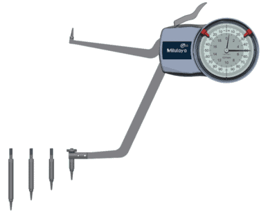 mitutoyo 209-312 dial caliper gage internal measurement