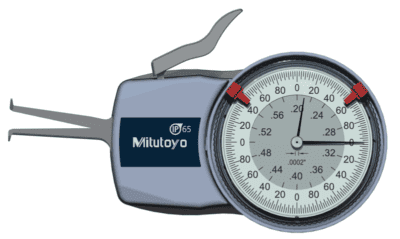 mitutoyo 209-351 dial caliper gage internal measurement