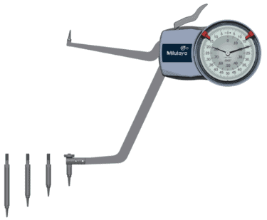 mitutoyo 209-363 dial caliper gage internal measurement