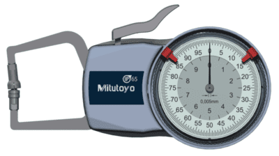 mitutoyo 209-403 dial caliper gage external measurement