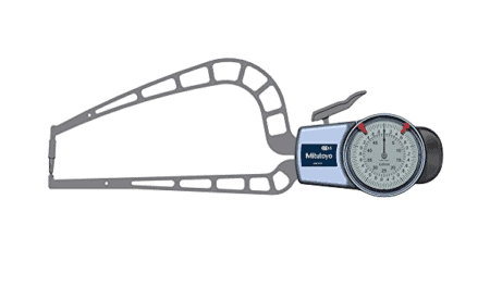 mitutoyo 209-912 dial caliper gage external measurement