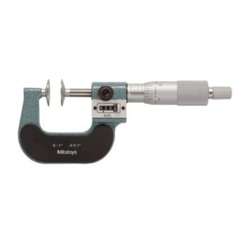 mitutoyo 223-125 disk micrometer with mechanical counter