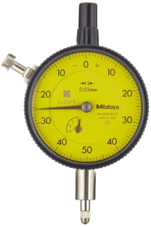 mitutoyo 2231a-01 dial indicator ansi-agd metric standard type