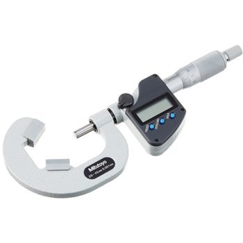 mitutoyo 314-253-30 electronic digimatic v anvil micrometer for 3 flutes cutting head