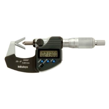 mitutoyo 314-361-30 electronic digimatic v anvil micrometer for 3 flutes cutting head