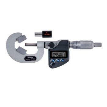 mitutoyo 314-362-30 electronic digimatic v anvil micrometer for 3 flutes cutting head