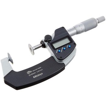 mitutoyo 323-251-30 electronic disc micrometer with rotating spindle