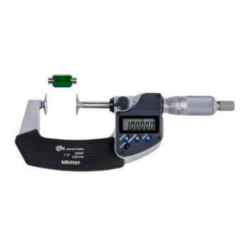mitutoyo 323-351-30 electronic disc micrometer with rotating spindle
