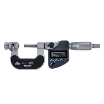 mitutoyo 326-351-30 electronic screw thread micrometer interchangeable anvil spindle tip type