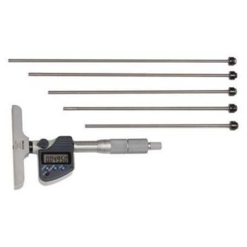 mitutoyo 329-350-30 electronic depth micrometer interchangeable rod type