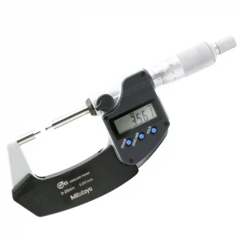 mitutoyo 331-261-30 ip65 electronic spline micrometer with type b anvils