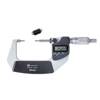 mitutoyo 331-262-30 ip65 electronic spline micrometer with type b anvils