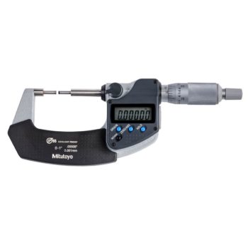 mitutoyo 331-351-30 ip65 electronic spline micrometer with type a anvils