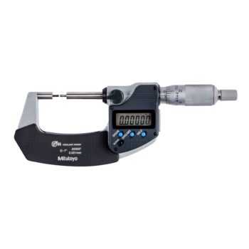 mitutoyo 331-361-30 ip65 electronic spline micrometer with type b anvils