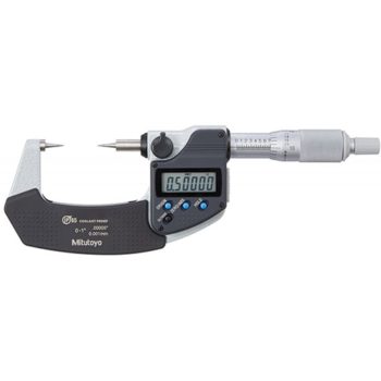 mitutoyo 342-351-30 electronic point micrometer ip65 protected 15 degree point