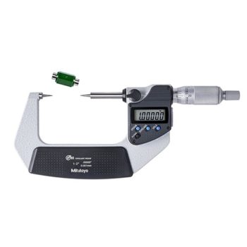 mitutoyo 342-352-30 electronic point micrometer ip65 protected 15 degree point
