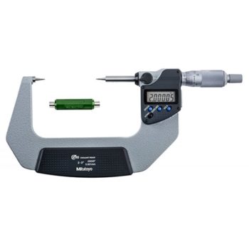 mitutoyo 342-353-30 electronic point micrometer ip65 protected 15 degree point