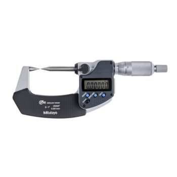mitutoyo 342-361-30 electronic point micrometer ip65 protected 30 degree point