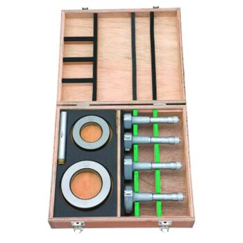 mitutoyo 368-997 holtest (type II) three point internal micrometer bore gage set: 2-4