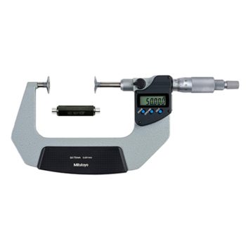 mitutoyo 369-252-30 electronic disc micrometer with non-rotating spindle