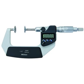 mitutoyo 369-351-30 electronic disc micrometer with non-rotating spindle