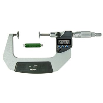 mitutoyo 369-352-30 electronic disc micrometer with non-rotating spindle