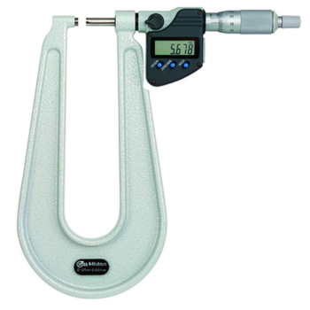 mitutoyo 389-251-30 electronic sheet metal deep throat micrometer