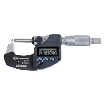 mitutoyo 395-262-30 electronic tube micrometer with cylindrical anvil