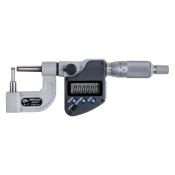 mitutoyo 395-263-30 electronic tube micrometer with cylindrical anvil