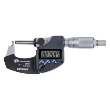 mitutoyo 395-362-30 electronic tube micrometer with cylindrical anvil