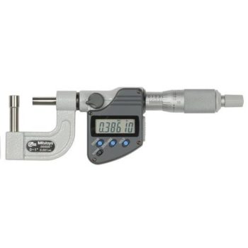 mitutoyo 395-364-30 electronic tube micrometer with cylindrical anvil