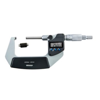 mitutoyo 406-251-30 electronic outside micrometer with non rotating spindle