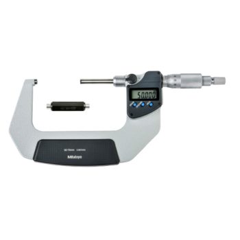 mitutoyo 406-252-30 electronic outside micrometer with non rotating spindle