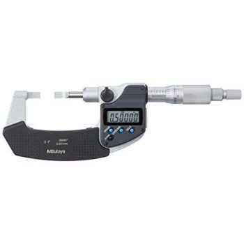 mitutoyo 422-330-30 electronic blade micrometer with non rotating spindle