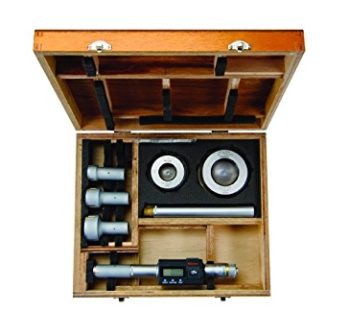 mitutoyo 468-973 digimatic holtest three point internal micrometer interchangeable head set bore gage