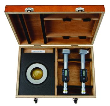 mitutoyo 468-984 digimatic holtest three point internal micrometer complete unit set bore gage